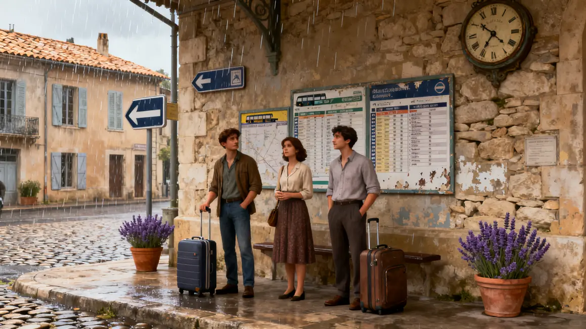 Horaires bus train Provence, imprévus, mobilité sans voiture