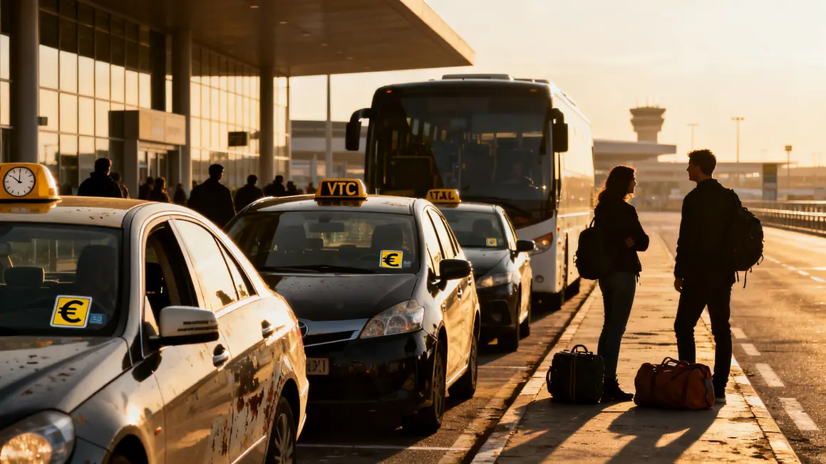 frais caches transfert aeroport Marseille taxi VTC navette bus