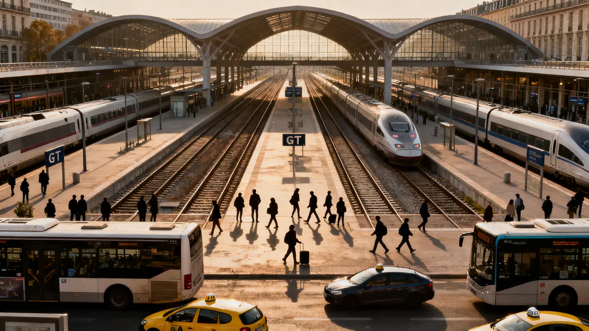 Gare Aix TGV 2026 trains rapides Paris Lyon Geneve