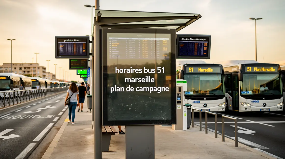 arret de bus 51 moderne marseille plan de campagne horaires