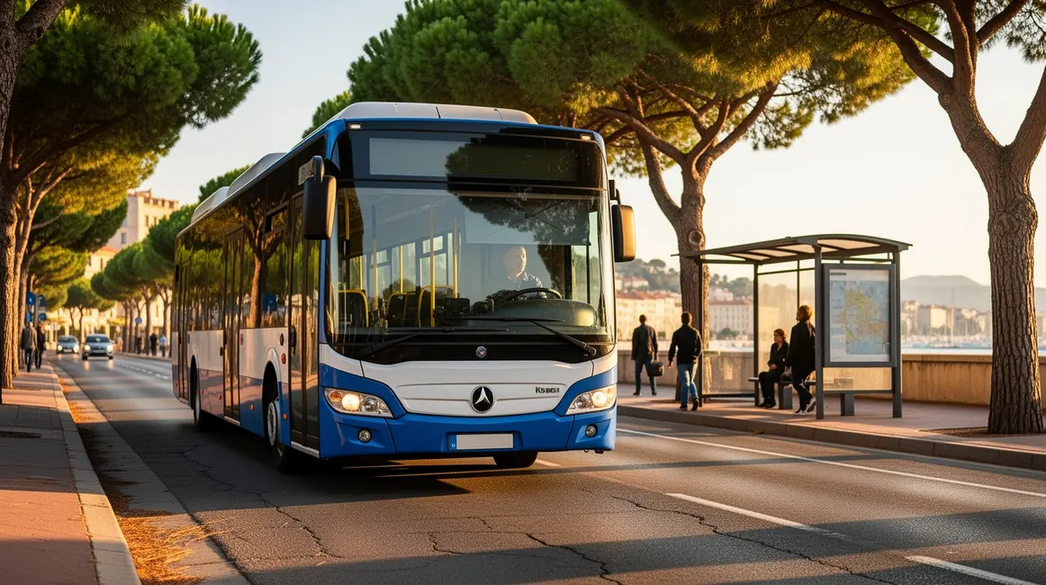 Bus 51 Marseille Plan de Campagne arret matin