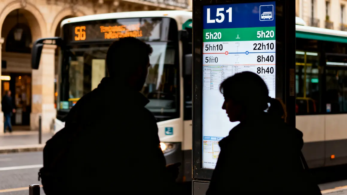 horaires bus 51 affichage électronique marseille plan de campagne