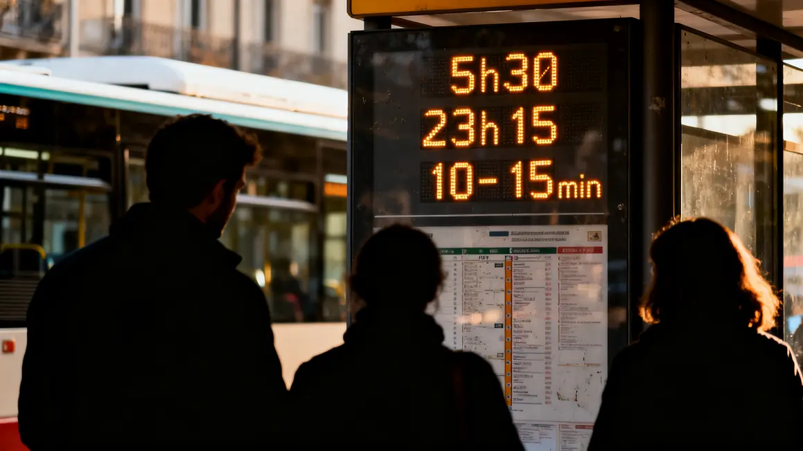 affichage horaires bus ligne 51 marseille aix