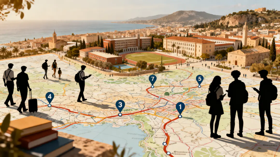 carte navette mediterranee groupes points
