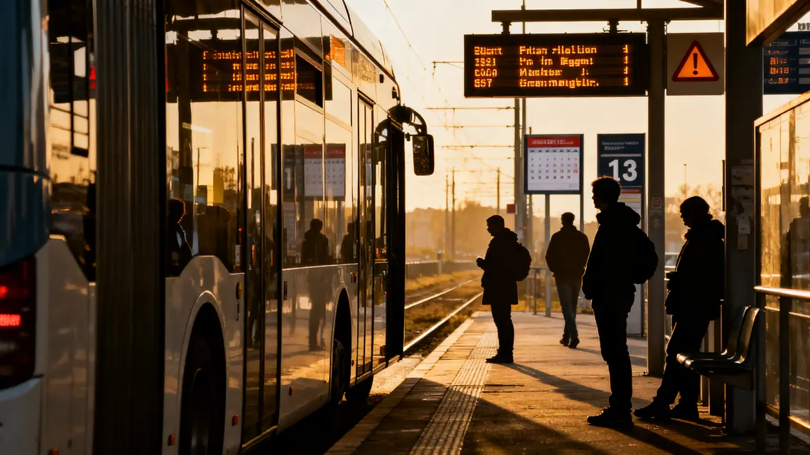 quai urbain navette horaires variables alertes
