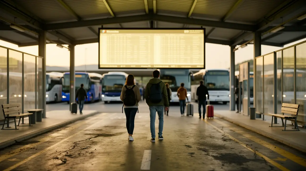 horaires de navette gare routiere Aix Marseille panneau lumineux