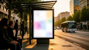 Personnes attendant à un arrêt navette moderne Aix Marseille horaires