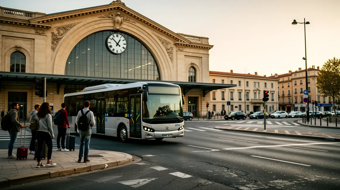 Horaires de navette devant la gare Aix Marseille