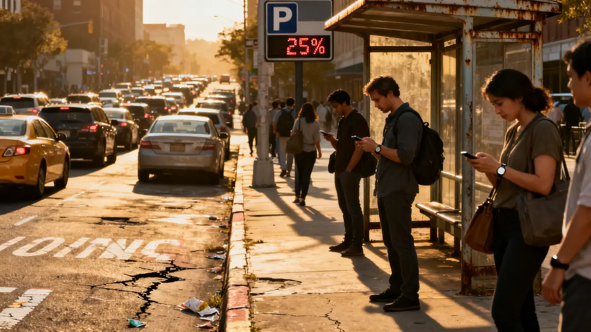 embouteillages attente bus recherche stationnement Aix Marseille