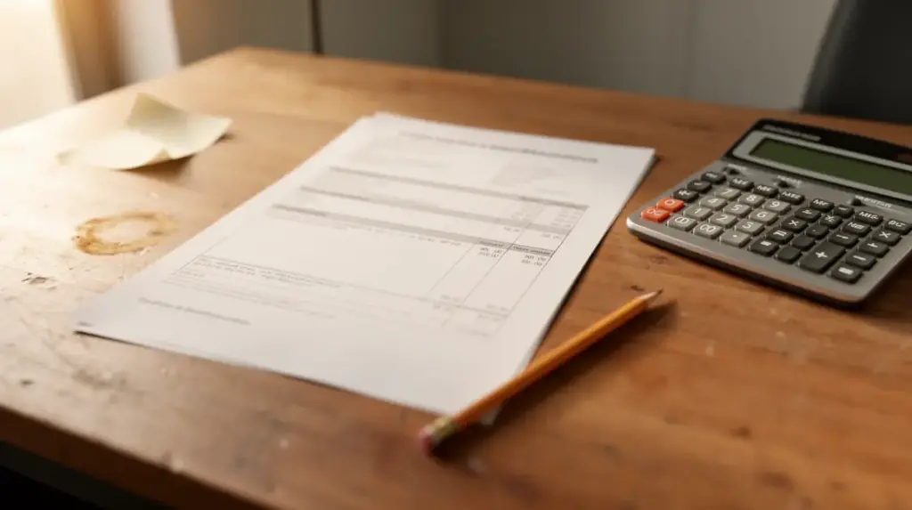 ligne 51 sur bulletin de salaire et calculatrice