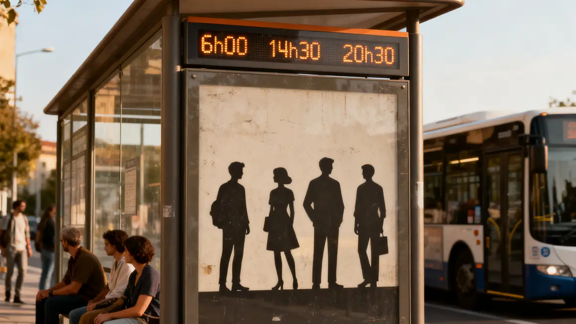 ligne 51 Marseille Aix horaires panneau arrêt