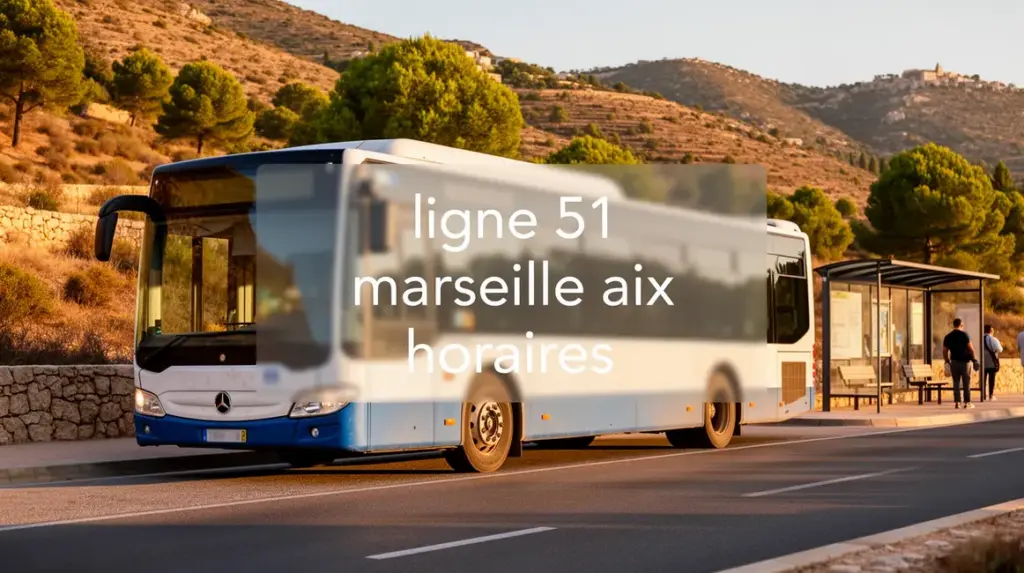 bus ligne 51 entre marseille et aix en provence