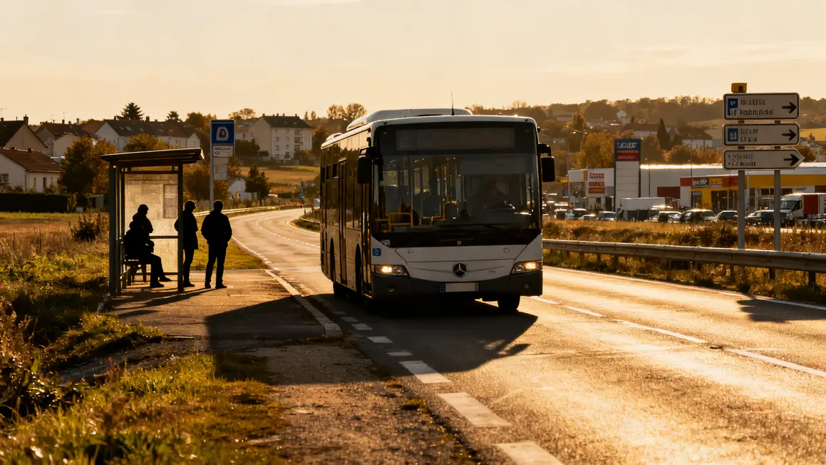 ligne 51 Marseille Aix bus arrêts paysages
