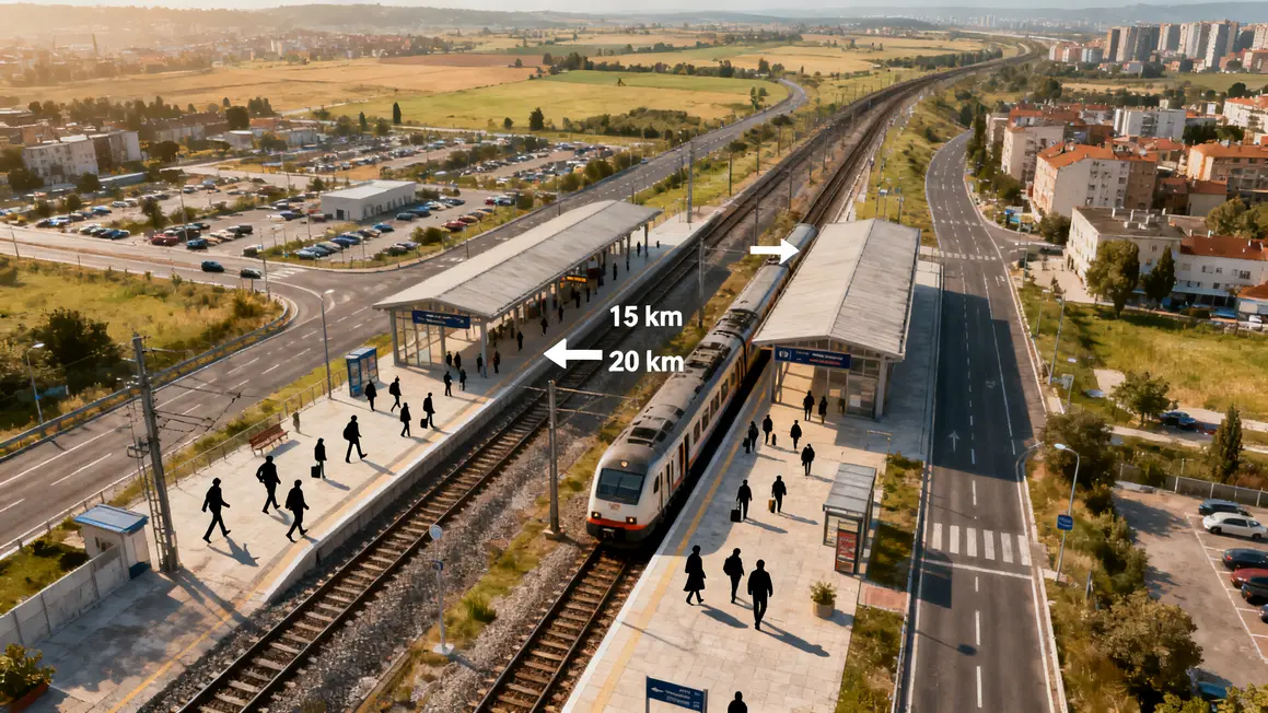 schéma aérien localisation gare aix tgv et centre-ville distances