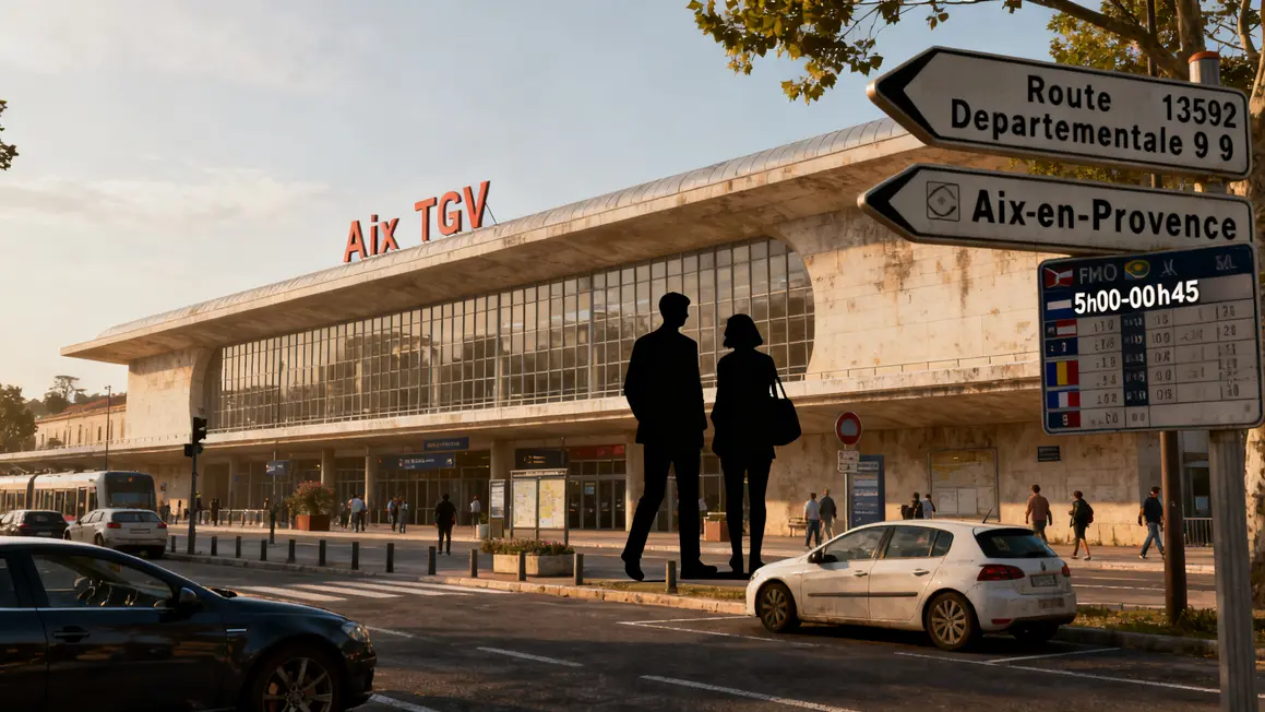 facade gare aix tgv localisation horaires adresse