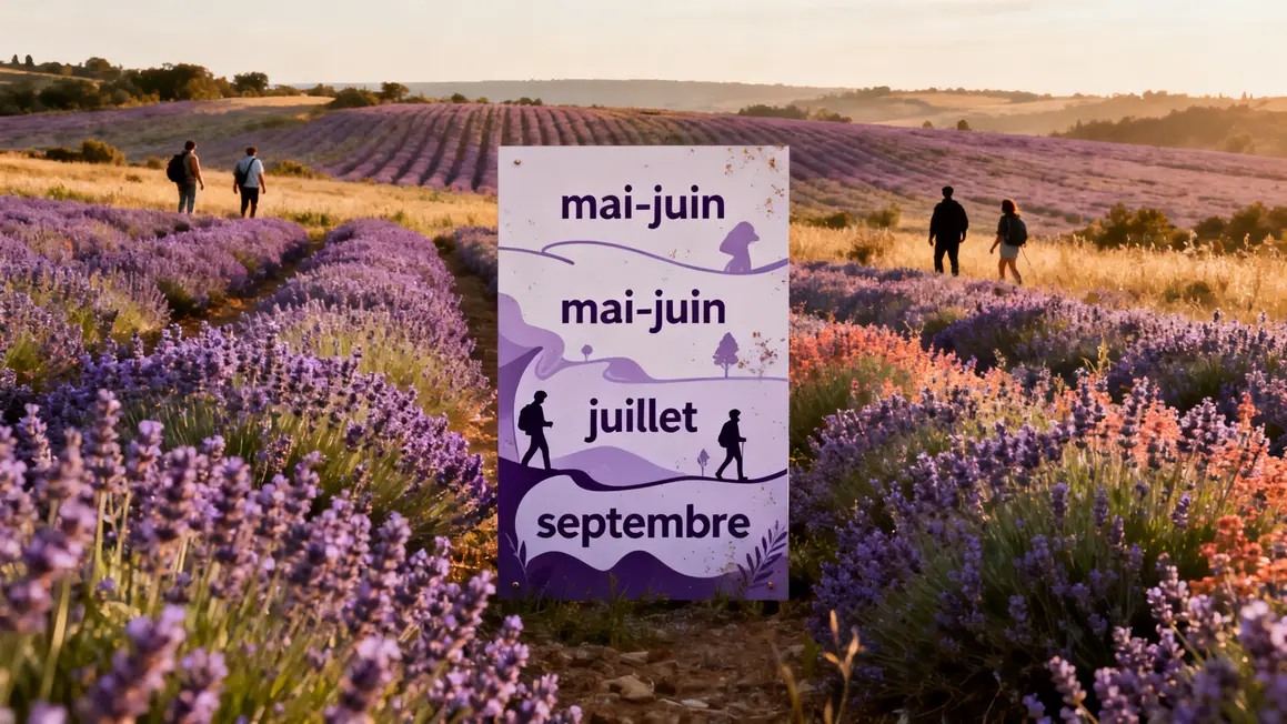 Champs de lavande période idéale Provence 2026