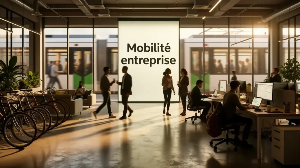 Mobilite entreprise dynamique open space velo teletravail