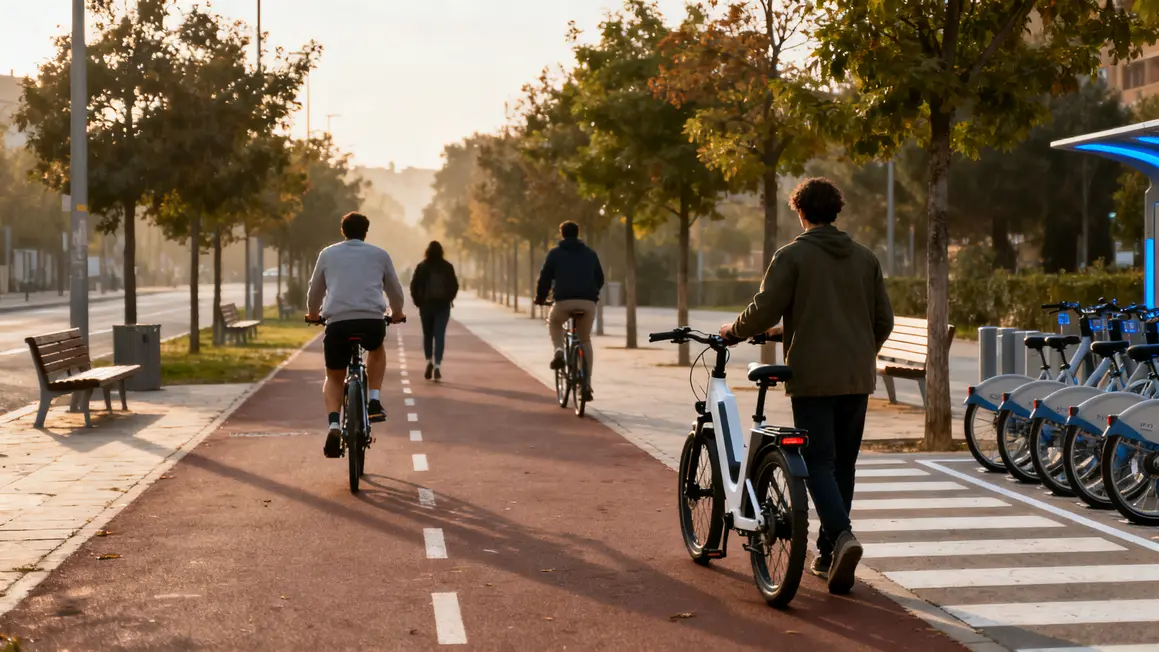 mobilite locale douce marche velo electrique Aix Marseille