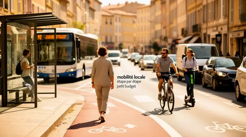 scene urbaine mobilite locale petit budget Aix-Marseille