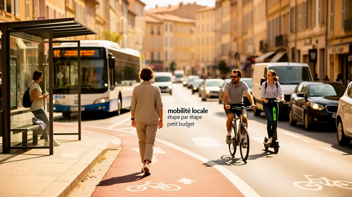 scene urbaine mobilite locale petit budget Aix-Marseille