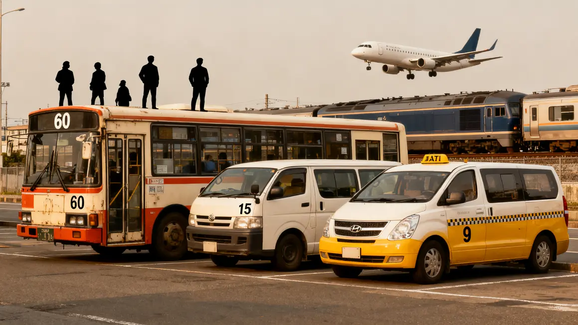 bus minibus taxi van train avion options groupe aix marseille