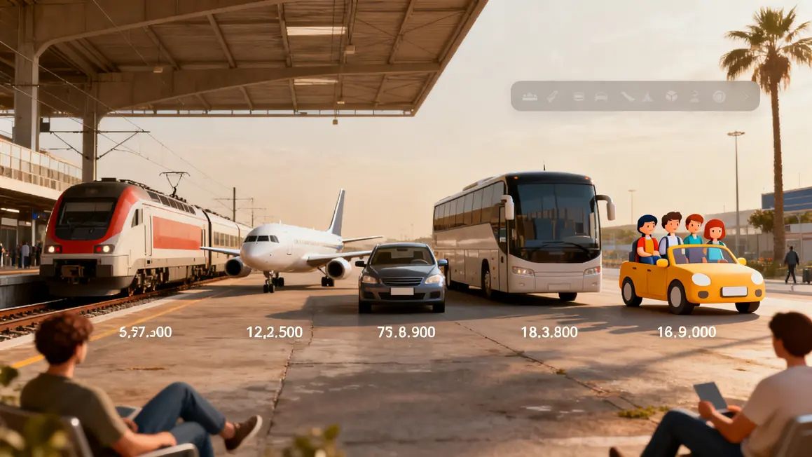 tableau comparatif transport pour Marseille