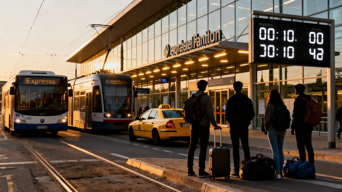 navette aéroport 2026 alternatives bus tram taxi gare