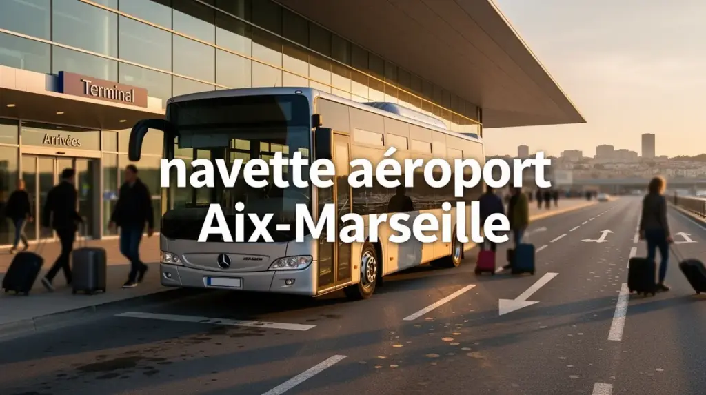 navette aeroport Aix-Marseille bus terminal
