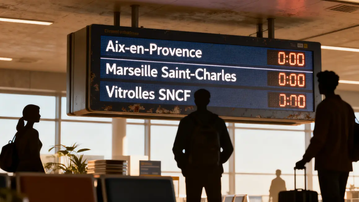 horaires navette aeroport Aix-Marseille tableau départs
