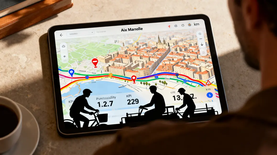 optimisation tournées transport local Marseille Aix KPI