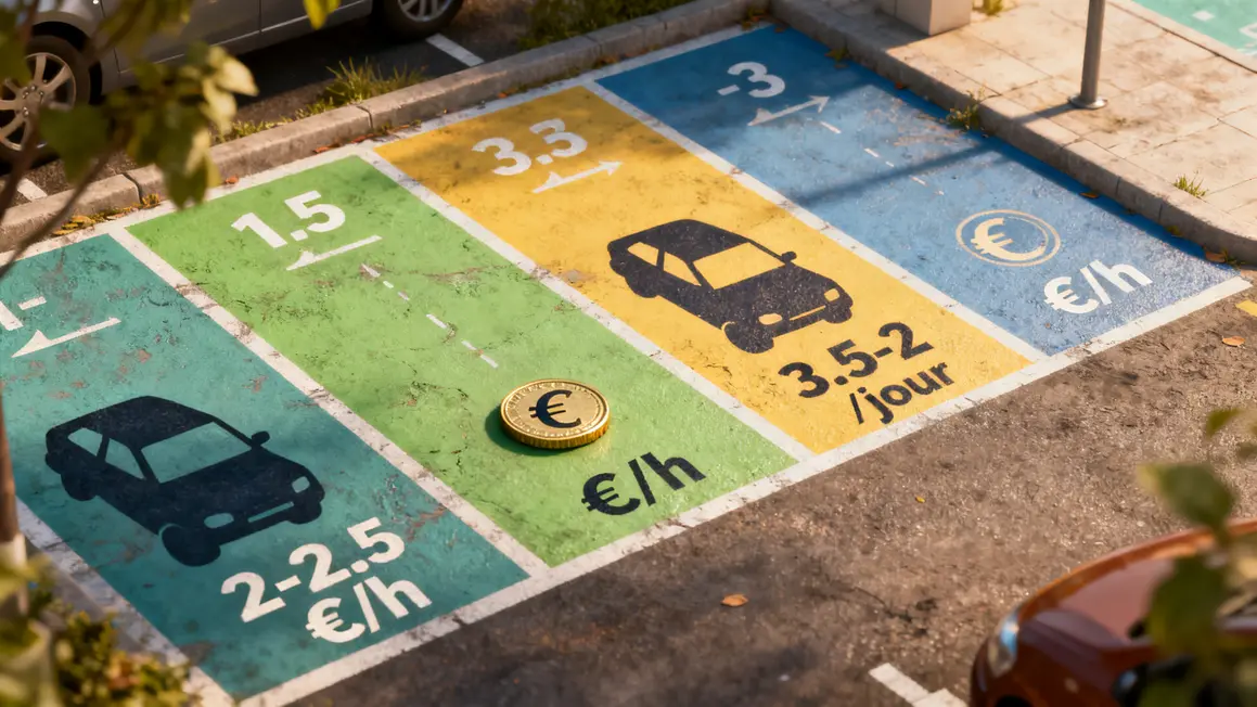 plan parking Aix optimisation budget zones tarifs