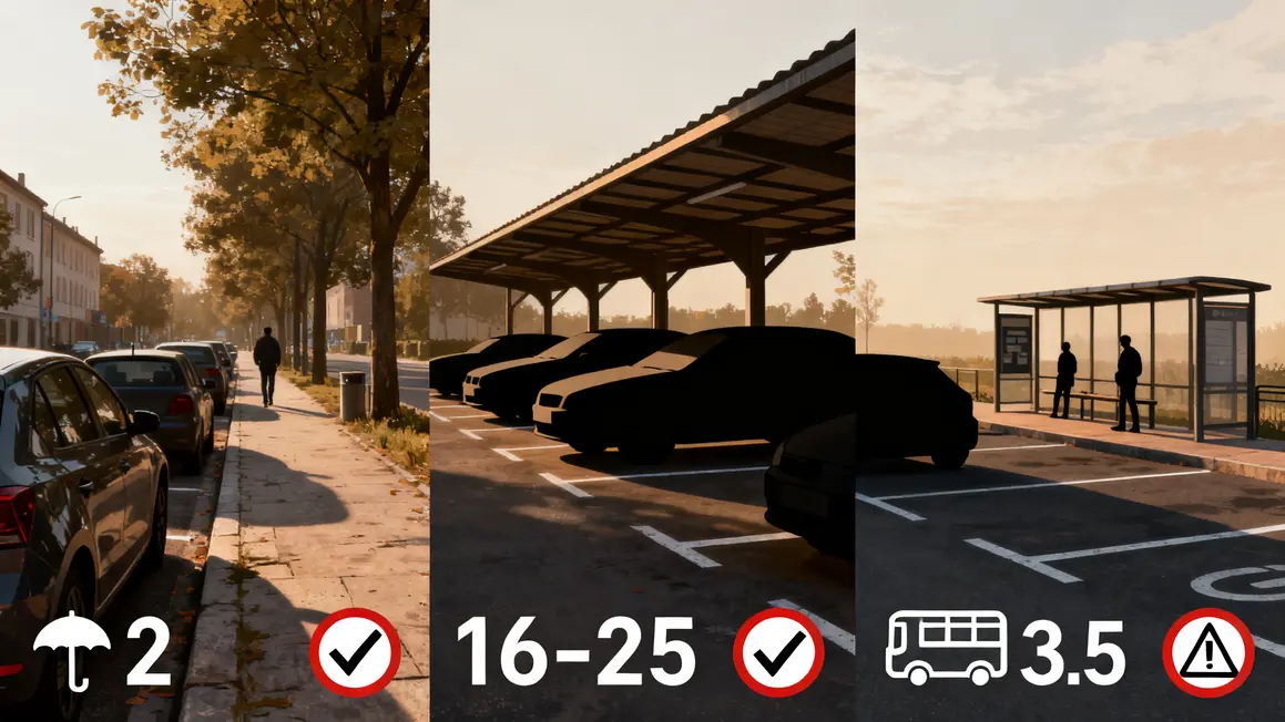 Comparatif parkings à Aix rue abri relais tarifs