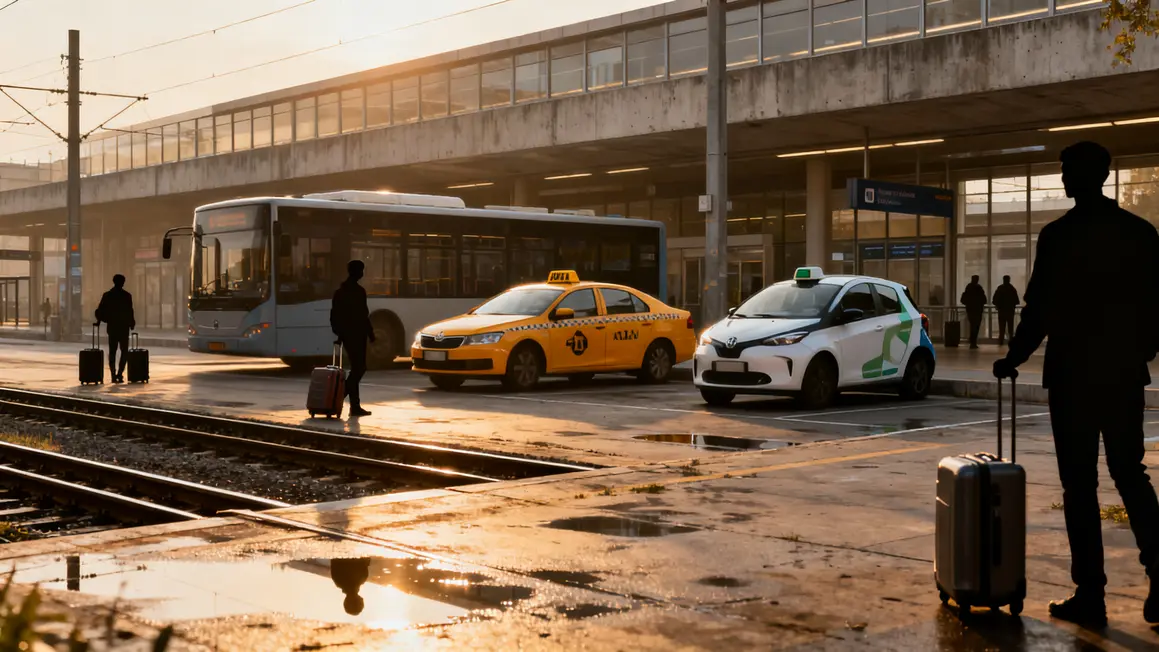 options économiques transport correspondance gare aéroport