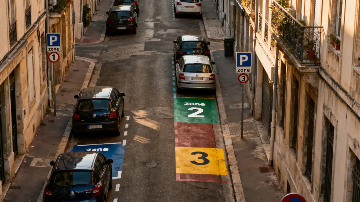 parking a Aix zones tarif voiture