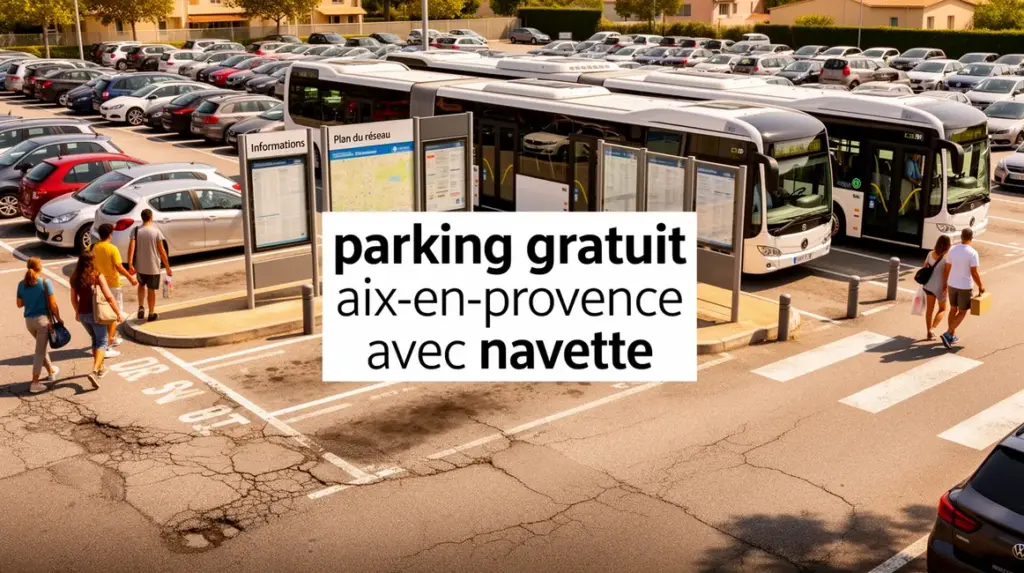 parking gratuit aix en provence navette périphérique