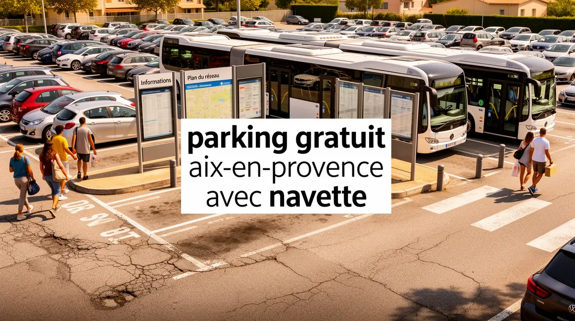 parking gratuit aix en provence navette périphérique