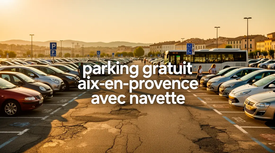 parking gratuit aix-en-provence avec navette