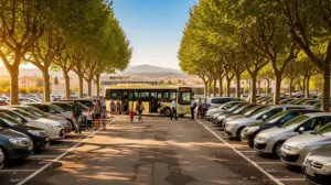 parking gratuit aix-en-provence navette familles étudiants