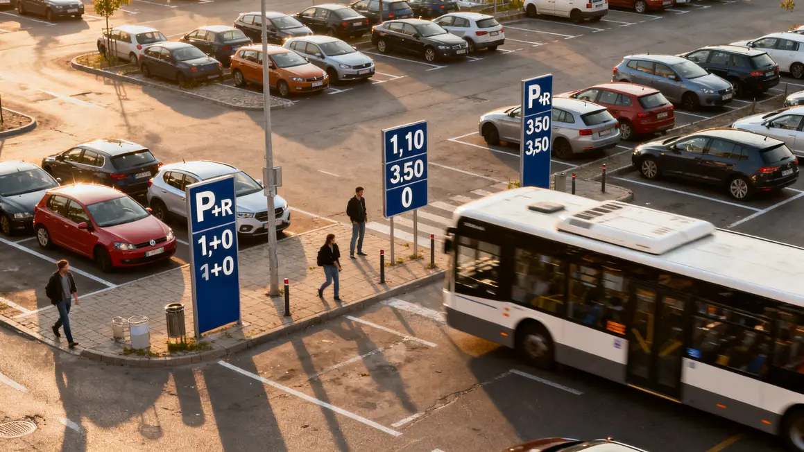 parking p+r aix-en-provence economique navette