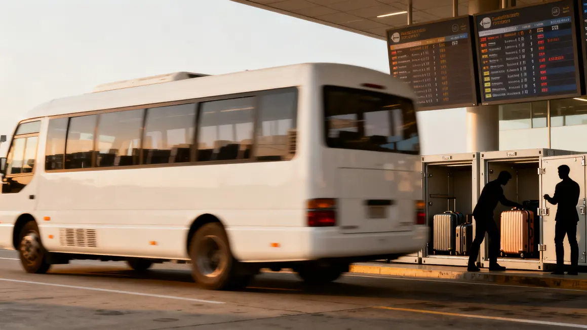 Navette aéroport Marseille voyageurs valises horaires matin