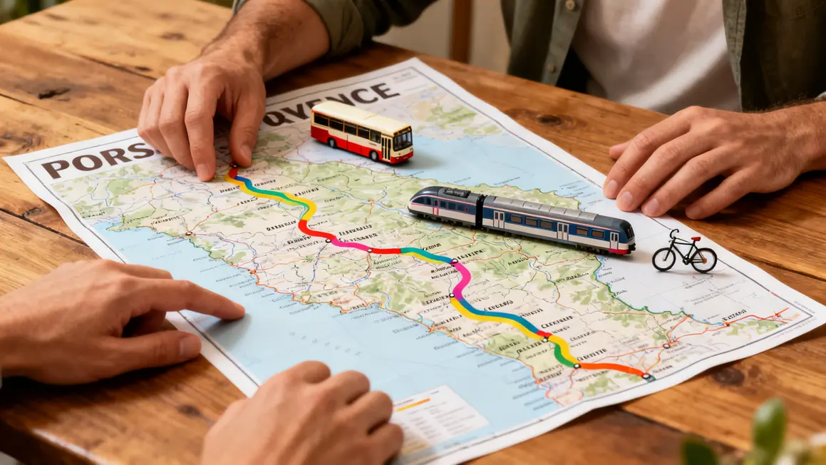 carte simplifiee provence bus train velo sans voiture