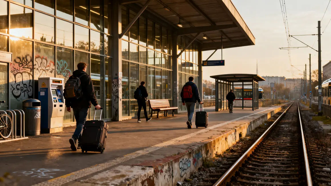 Gare Provence sans voiture, bus train urbain