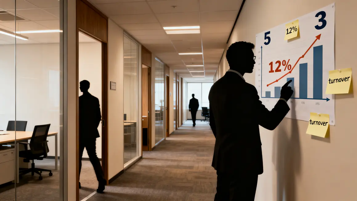 bureaux vides turnover mobilite entreprise
