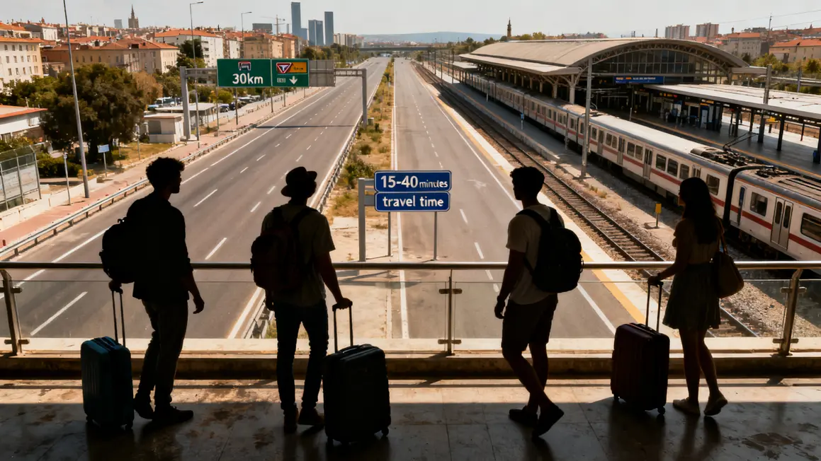 Trajet Aix Marseille autoroute gare voyageurs
