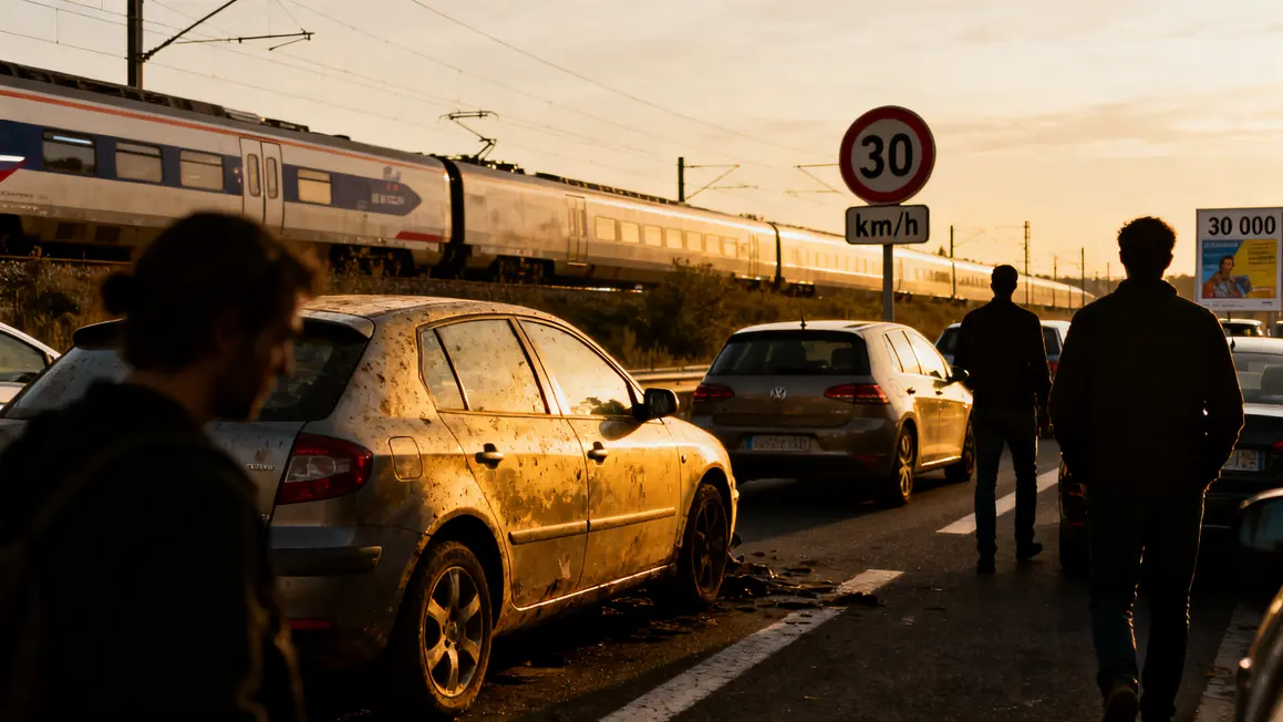 trajet Aix Marseille embouteillage TER professionnels
