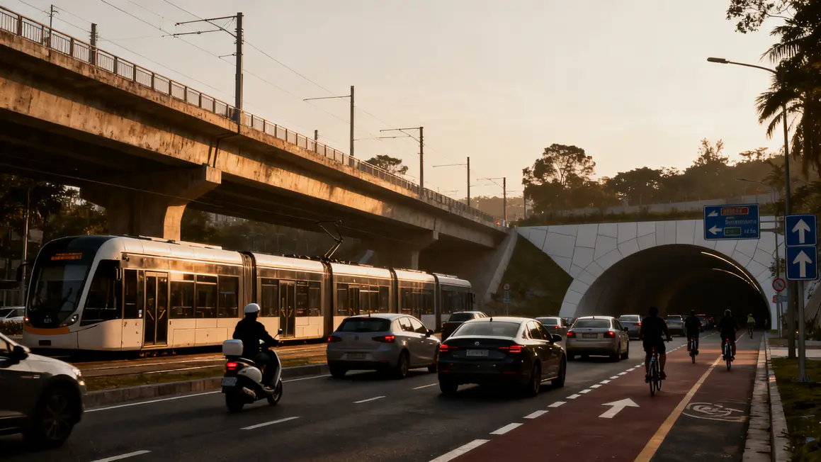 Routes encombrees et transports Marseille