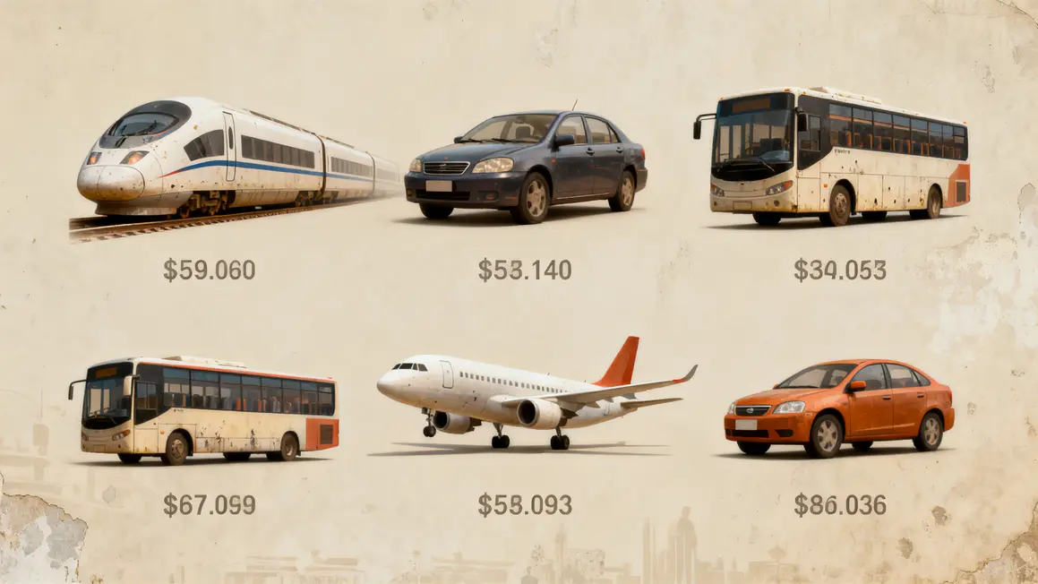 comparatif transport marseille prix moyen train bus voiture avion covoiturage