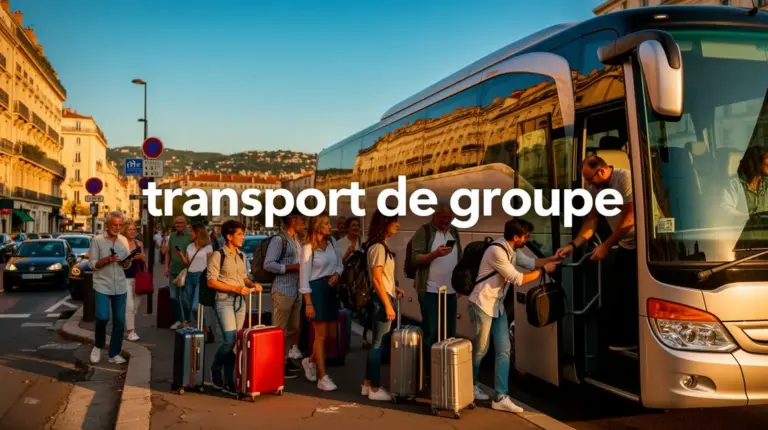 groupe embarquant autocar transport de groupe aix marseille