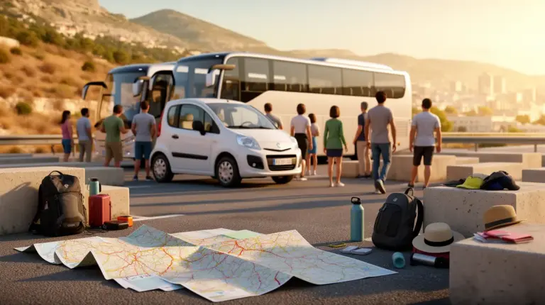 visuel transport de groupe petit budget avec minibus et autocar Aix-Marseille