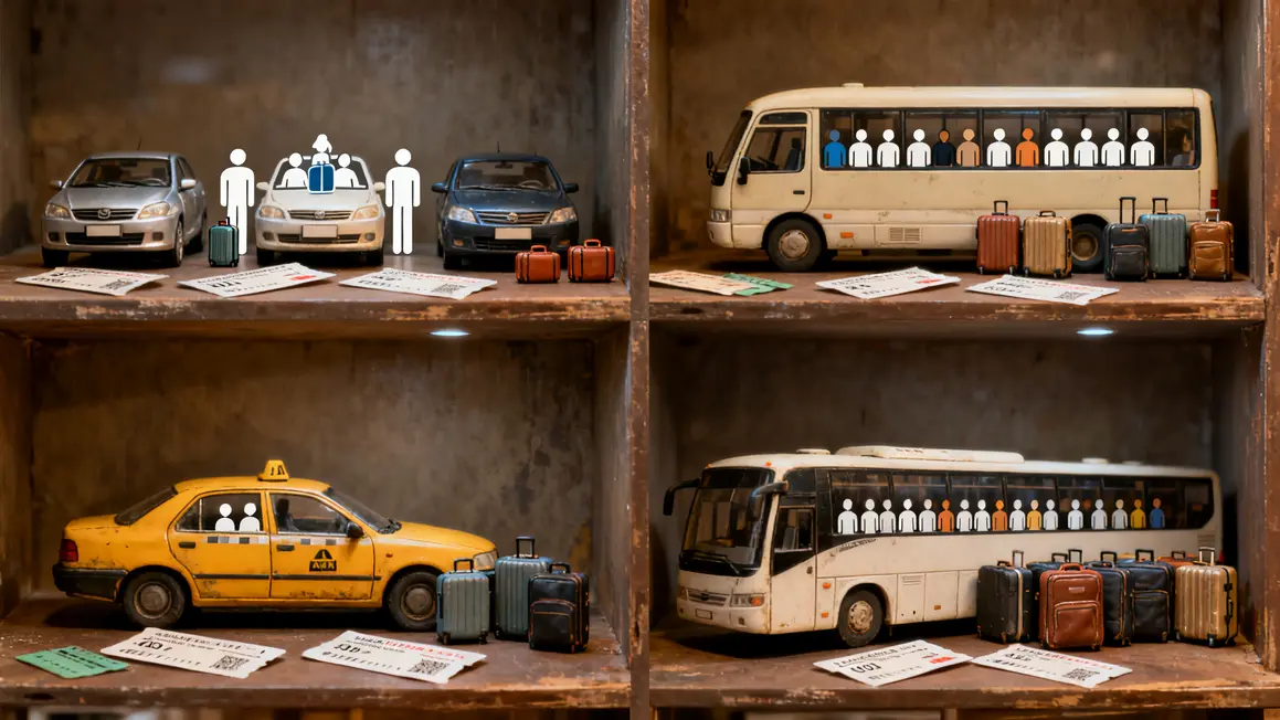 solutions transport de groupe covoiturage minibus taxi bus